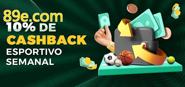 10% de bônus de cashback na 89e.com